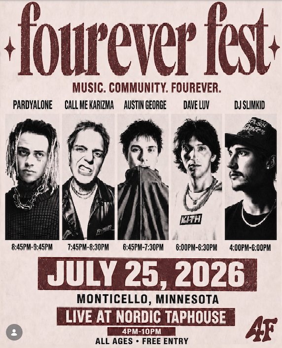 Fourever Fest show flyer